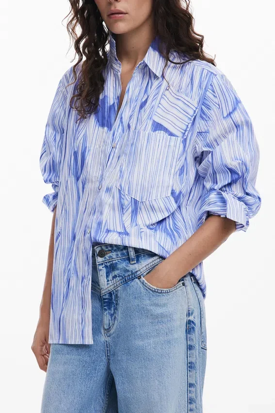 Camicia oversize in stile Arty Camicia oversize in stile Arty