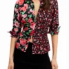 Camicie a fiori con arricciature