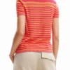 Camicie con fiore in maglia