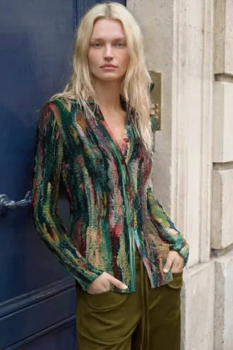 Camicie con stampa multicolore