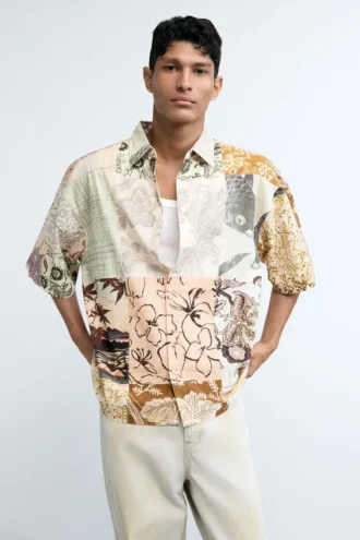 Camicie con toppe in stile orientale