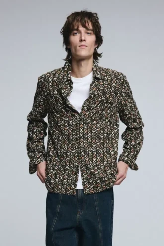 Camicie da uomo Jacquard
