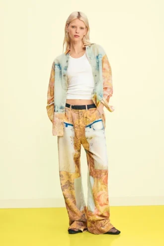 Camicie in denim misto