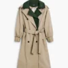 Cappotto bicolore staccabile
