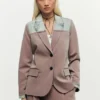 Cappotto blazer riciclato