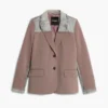 Cappotto blazer riciclato