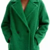 Cappotto bouclé doppiopetto