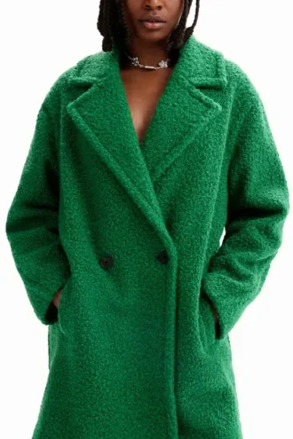 Cappotto bouclé doppiopetto