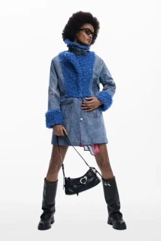 Cappotto in denim ibrido