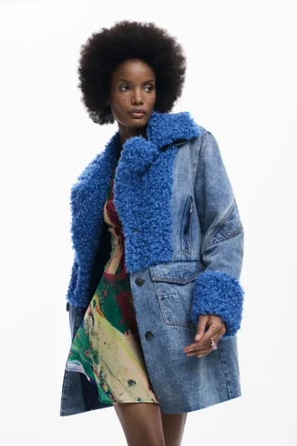 Cappotto in denim ibrido