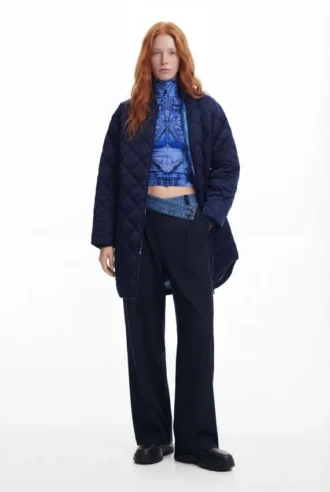 Cappotto lungo imbottito