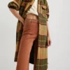 Cappotto lungo in tartan