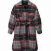 Cappotto oversize in tartan