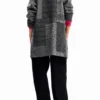 Cappotto sartoriale in lana Patchwork