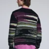 Cardigan a righe