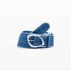 Cintura in denim blu