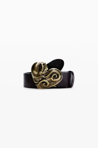 Cintura in pelle a forma di cuore