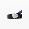 Cintura in pelle a forma di cuore Cintura in pelle a forma di cuore