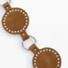 Cintura in pelle articolata