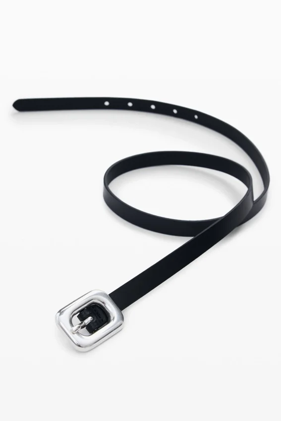Cintura in pelle nera Cintura in pelle nera