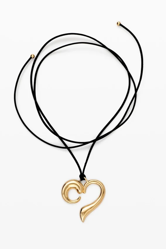 Ciondolo a forma di cuore Zalio con cordino Ciondolo a forma di cuore Zalio con cordino