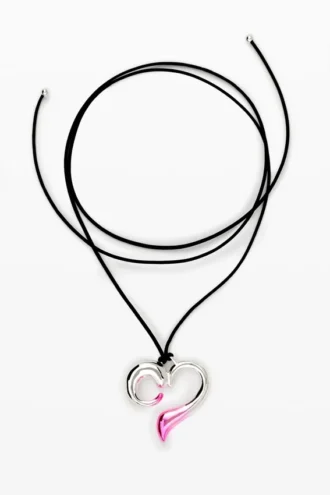 Ciondolo a forma di cuore Zalio con cordino