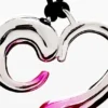Ciondolo a forma di cuore Zalio con cordino Ciondolo a forma di cuore Zalio con cordino