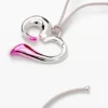 Ciondolo a forma di cuore Zalio con cordino Ciondolo a forma di cuore Zalio con cordino