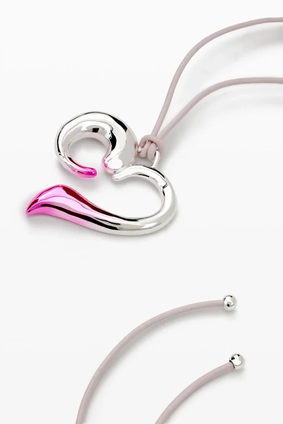 Ciondolo a forma di cuore Zalio con cordino Ciondolo a forma di cuore Zalio con cordino