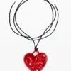 Collana Zalio Cuore Rosso