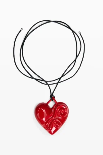 Collana Zalio Cuore Rosso