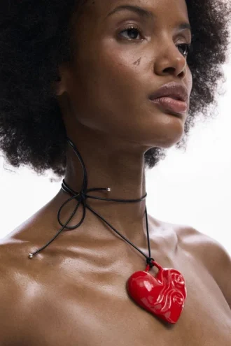 Collana Zalio Cuore Rosso