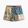 Costume da bagno con patch stampato