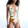 Costume da bagno trikini stampato