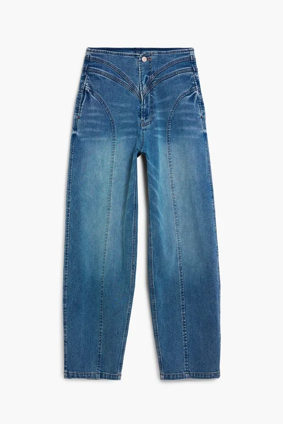 Cuciture dei jeans a palloncino Cuciture dei jeans a palloncino