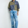Cuciture dei pantaloni jeans Cuciture dei pantaloni jeans