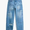 Cuciture dei pantaloni jeans Cuciture dei pantaloni jeans