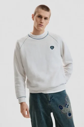 Felpa basic in maglia