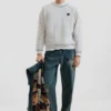 Felpa basic in maglia