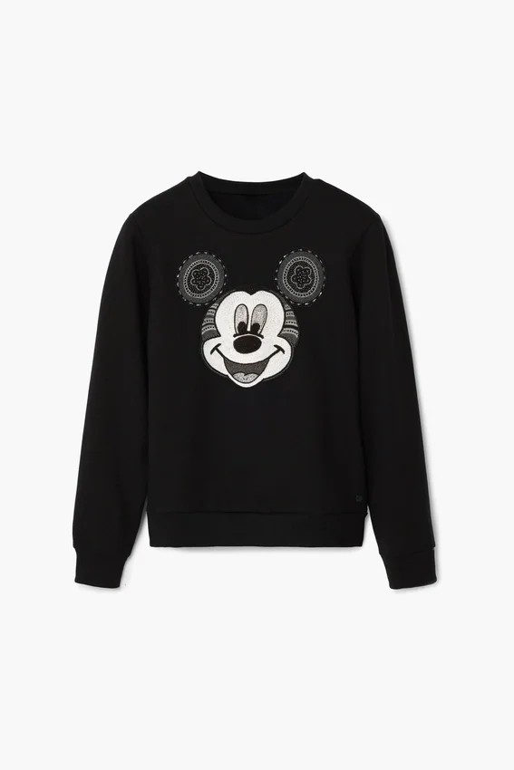 Felpa con il volto di Topolino Felpa con il volto di Topolino