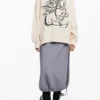 Felpa oversize a fiori