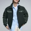 Giacca bomber in tessuto
