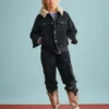 Giacca con collo in sherpa