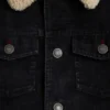 Giacca con collo in sherpa