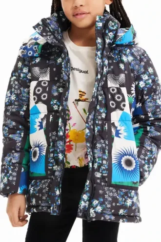Giacca imbottita Patchwork