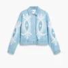 Giacca in denim con ricami