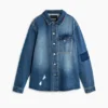 Giacca in denim con toppe Giacca in denim con toppe