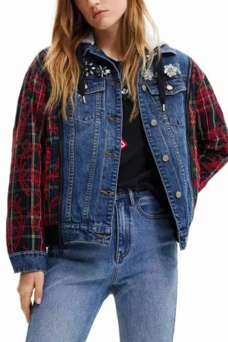 Giacca in denim ibrida