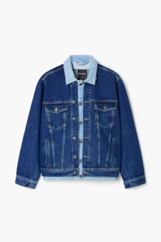 Giacca in denim Patchwork