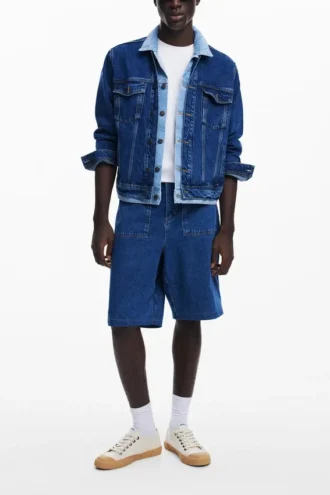 Giacca in denim Patchwork